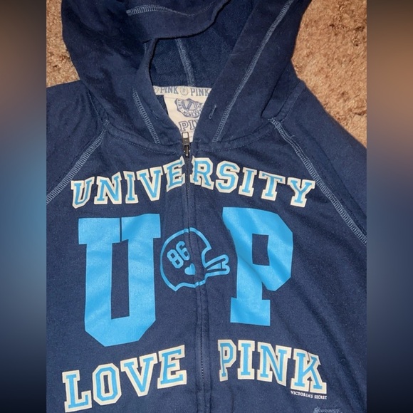 PINK Victoria's Secret Navy Hoodie and Pants Set - Picture 5 of 5